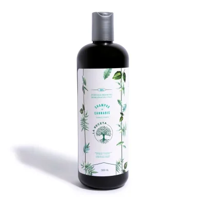 SHAMPOO DE ROMERO PARA CABELLO GRASO LA RECETA 500 ML